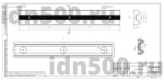ДСР-1 Демпфер стеновой резиновый схема-чертеж