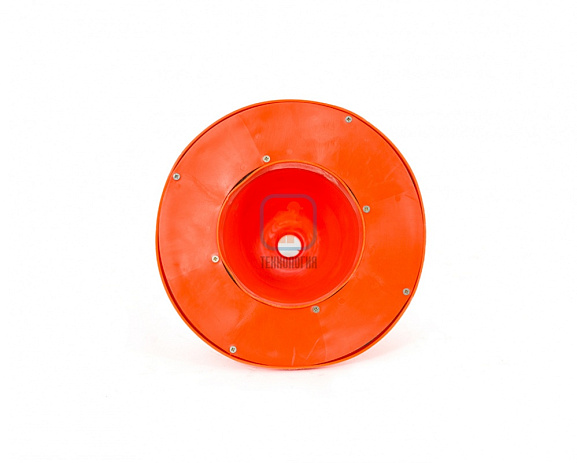 Конус оранжевый дорожный КС 3.2.0 750 мм с утяжелителем вид снизу