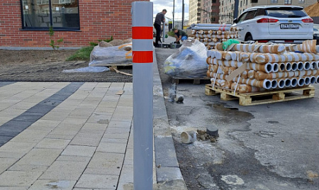 Тротуарные столбики для ограждения пешеходных зон
