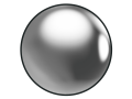 Сферическое зеркало для помещений на гибком кронштейне 500мм