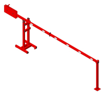 Шлагбаум ручной подъемный, проезд 3м,стрела разборная 3 м