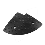 Съезд с бордюра резиновый СР-55-2 левый