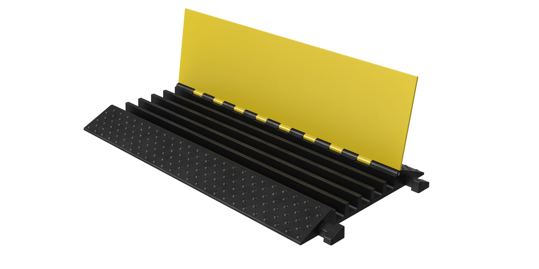 Пятиканальный кабель-канал с откидной крышкой и креплением шип-паз Пятиканальный кабель-канал с откидной крышкой и креплением шип-паз