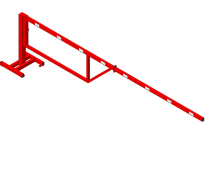 Шлагбаум ручной поворотный, проезд 4м,стрела разборная 4 м.
