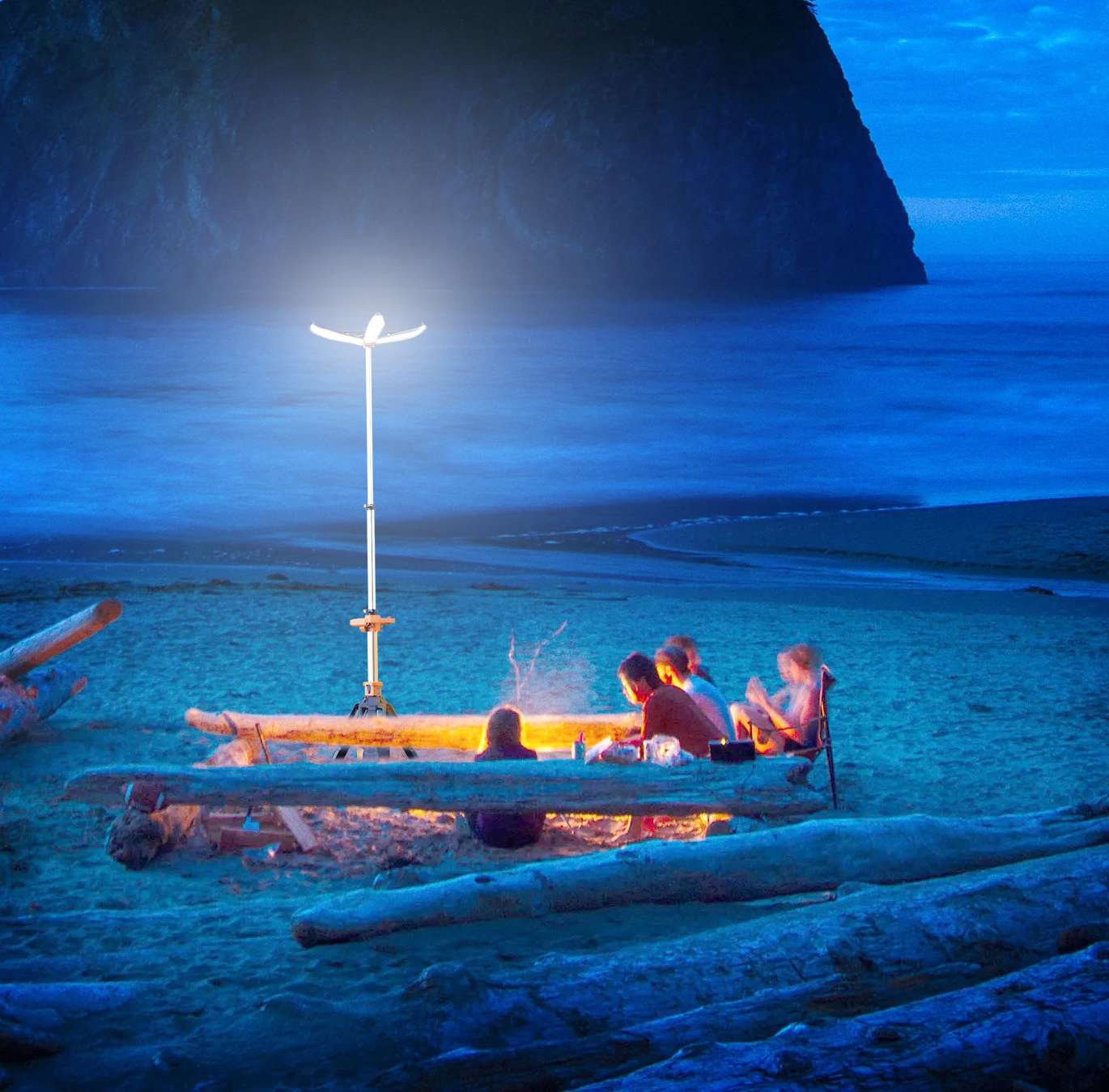 Осветительная портативная телескопическая установка Осветительная портативная телескопическая установка