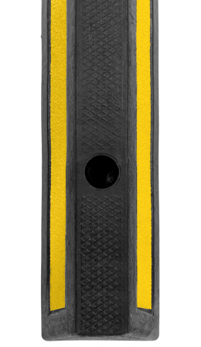 Колесоотбойник резиновый 2м КР-2,0 целый рифленый 