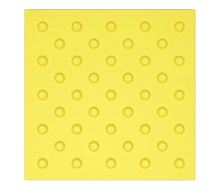 Плитка тактильная композит конусные рифы в шахматном порядке 300х300х20
