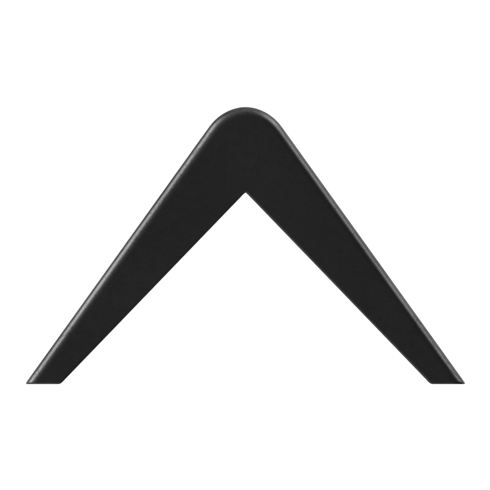 Демпфер угловой резиновый прямые светоотражатели белые ДУ-12 