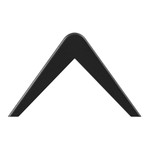 Демпфер угловой резиновый прямые светоотражатели белые ДУ-12 