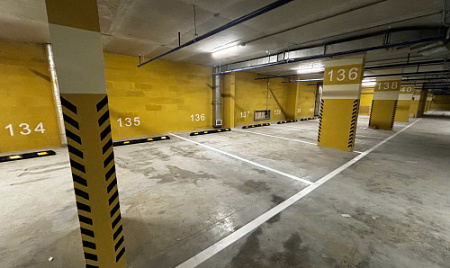 Колесоотбойники для подземной парковки ЖК «Изумрудный бор»