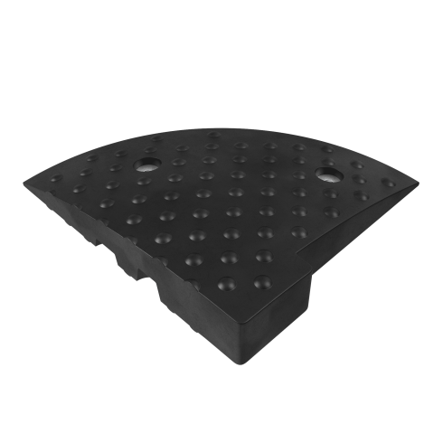 Съезд с бордюра резиновый СР-55-2 правый фото в интернет-магазине ООО ПК Технология ( завод - изготовитель) idn500.ru