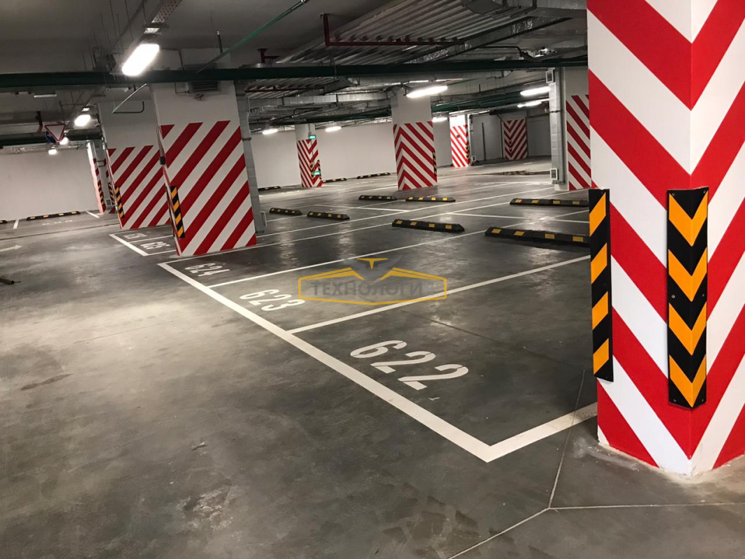 Arrangement of underground parking in the residential complex "CITY ON THE RIVER Tushino-2018" - фото 12
