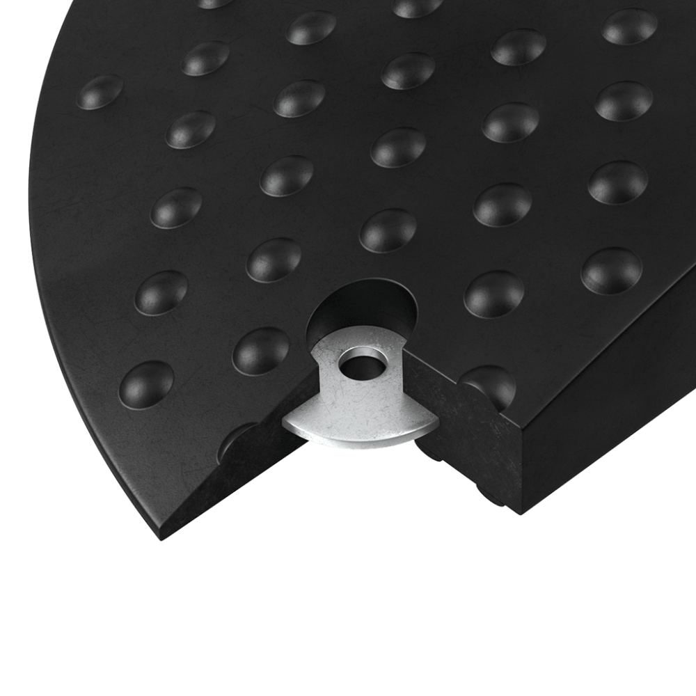 Съезд с бордюра резиновый СР-55-2 правый фото в интернет-магазине ООО ПК Технология ( завод - изготовитель) idn500.ru