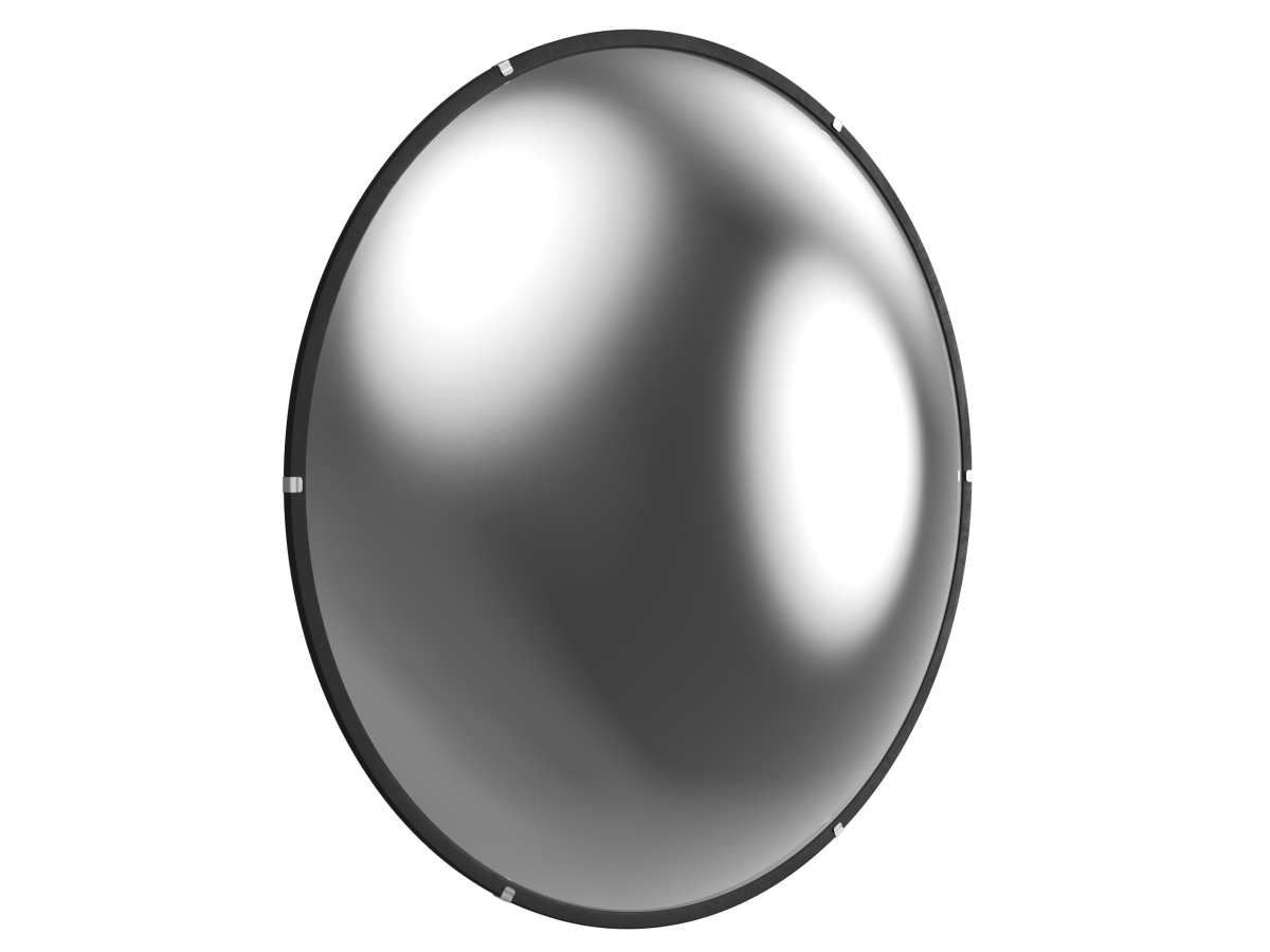 Зеркало универсальное круглое 600 мм вид сбоку