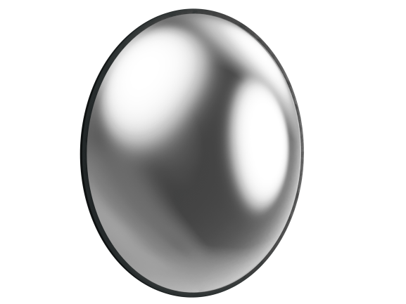 Зеркало сферическое для помещений круглое на шарнирном креплении 900мм