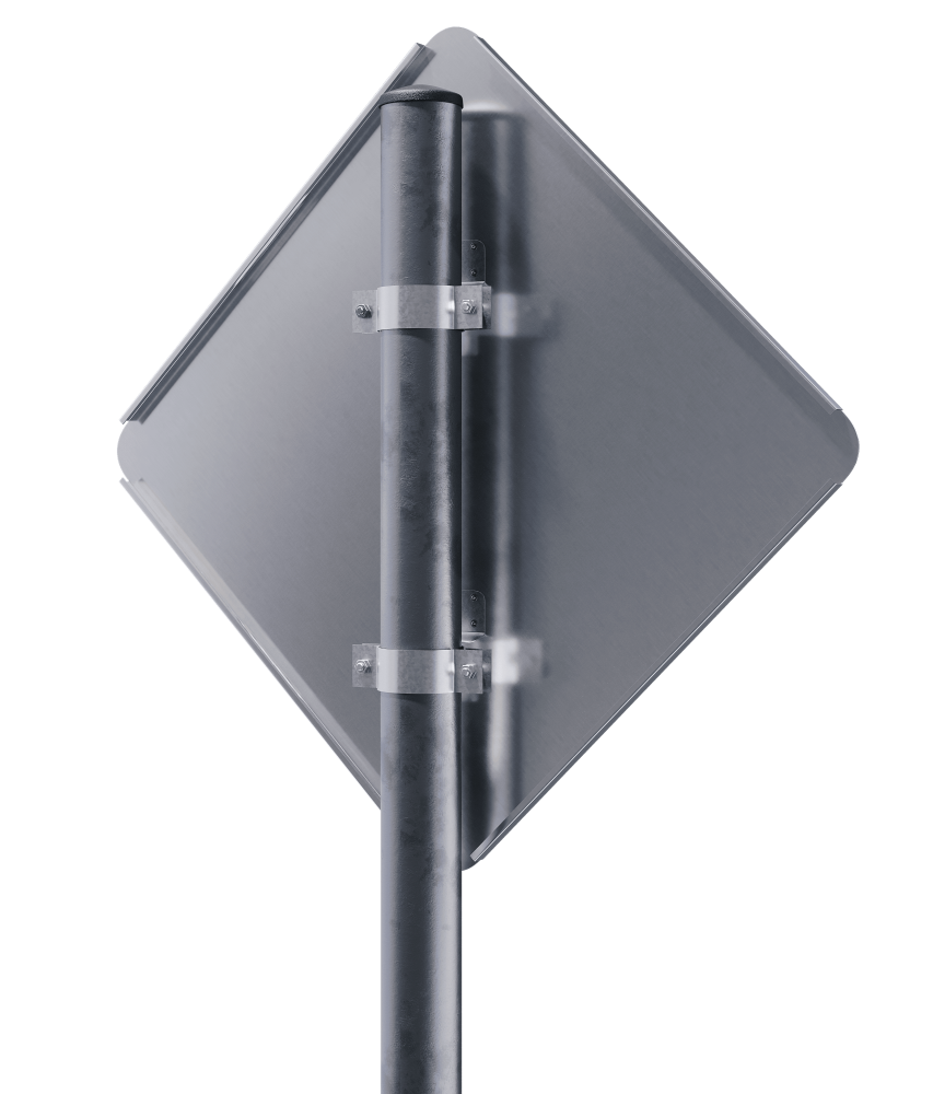 Заглушка пластмассовая для стойки дорожного знака пластмассовая D 57 мм 