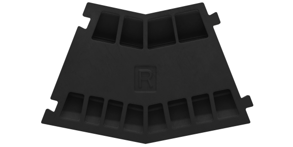 ККР 3-12У Кабельная капа Угловой элемент Резина вид снизу