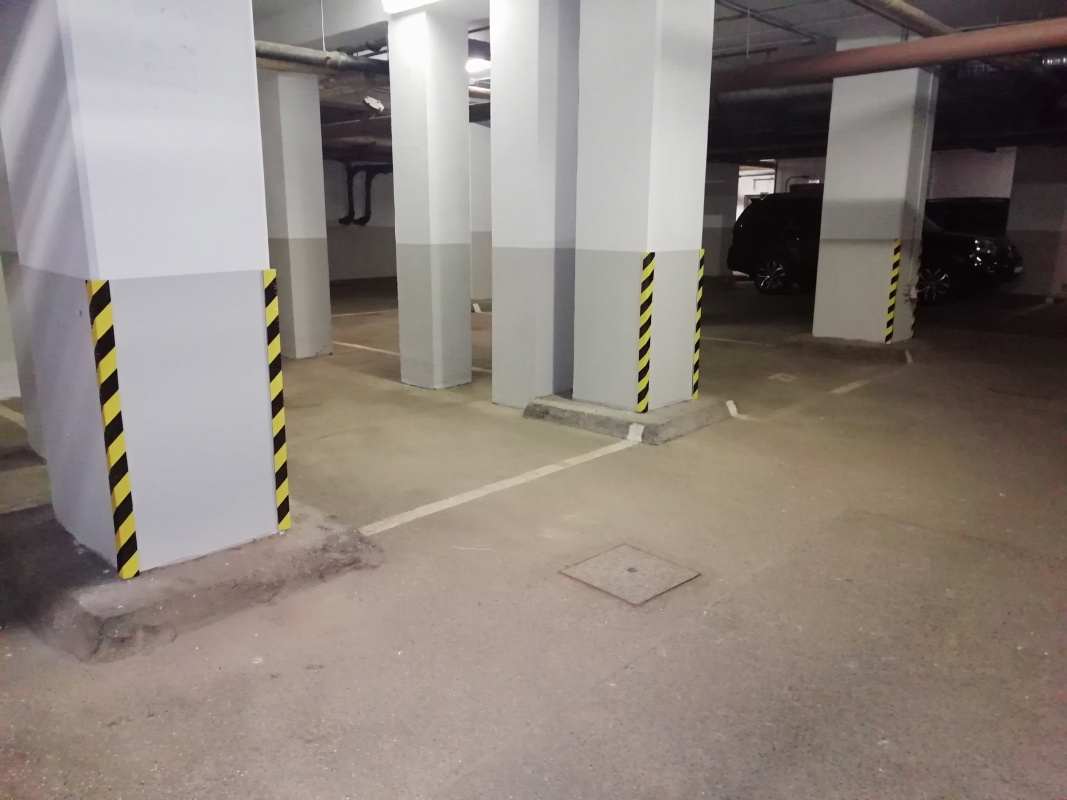 Защита углов колонн подземного паркинга ТСЖ «Березовая роща», г. Москва