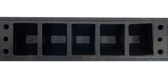 Колесоотбойник резиновый 2м КР-2,0 целый рифленый 