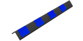 ДУ-8-900 Отбойник резиновый угловой черно-синий
