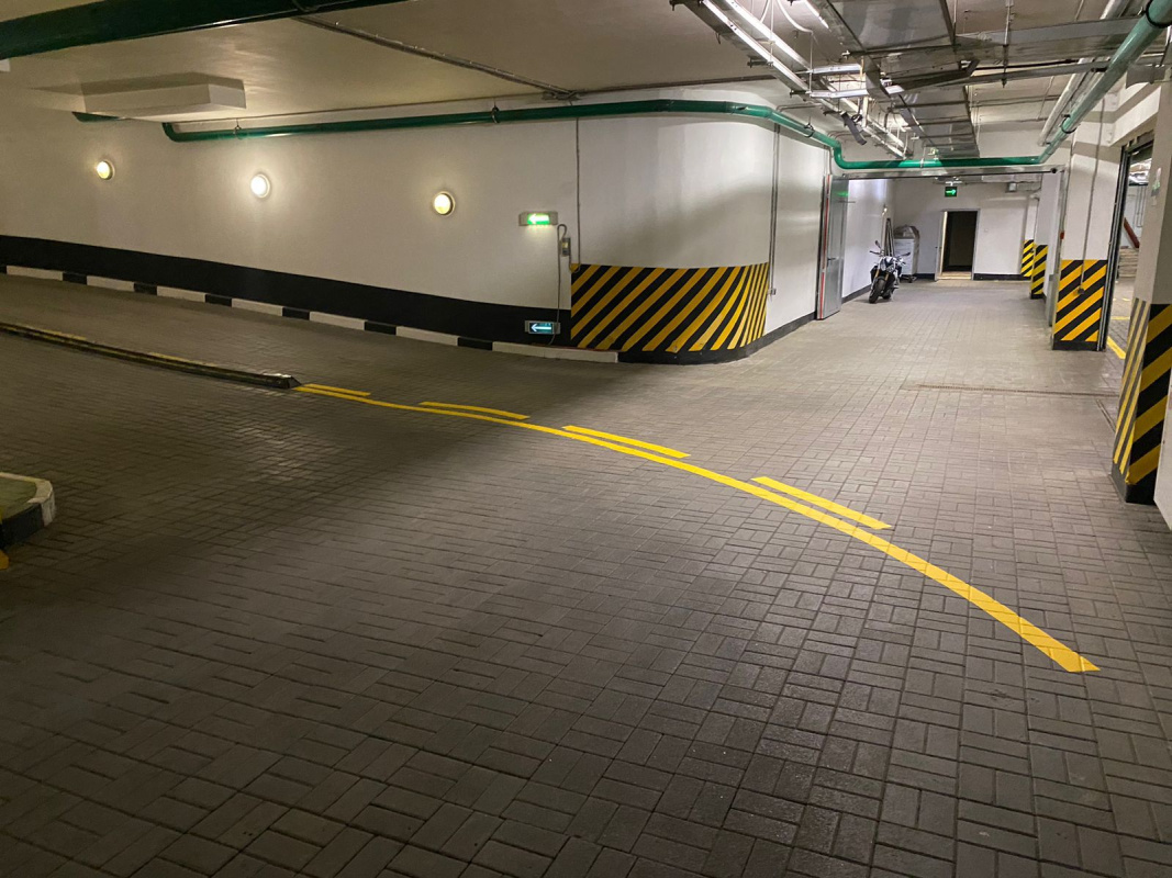 Разметка подземной парковки - фото 4