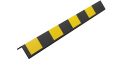 ДУ-8-900 Отбойник угловой резиновый с желтыми светоотражателями