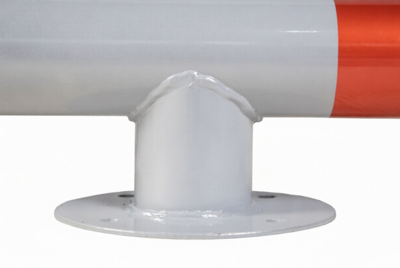 КМ-2000/76х3 Колесоотбойник прямой на фланцевых опорах 