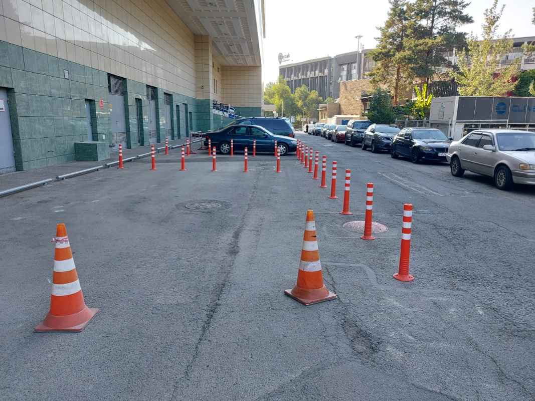 Обустройство парковочного пространства в Almaty Towers - фото 8