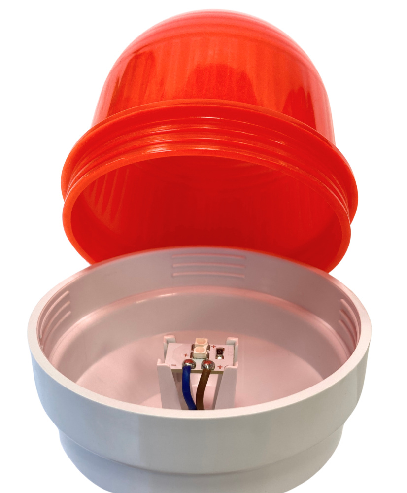 Дорожная сигнальная гирлянда из фонарей ФС-12 100м с шагом 2м 