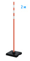 Веха оградительная 2 м оранжевый 