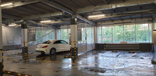 КР-0,55 Колесоотбойник резиновый без рисунка белый светоотражатель Россия