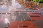 Тротуарная плитка полимерпесчаная 333х333х25 мм коричневая