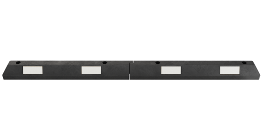 Колесоотбойник КР-2,0 с белыми светоотражателями