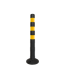 Столбик черный гибкий ССУ-750 мм ГОСТ 32843-2014 желтые светоотражатели