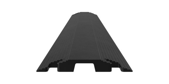 ККР 1-1,5 Кабельный трап черный Резина вид спереди
