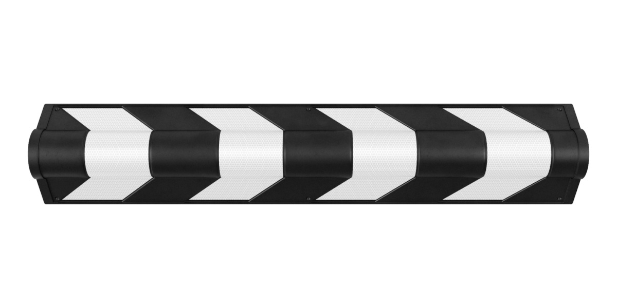 ДКУ-20 Демпфер угловой резиновый круглый белый 