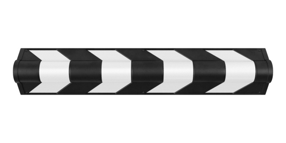 ДКУ-20 Демпфер угловой резиновый круглый белый 