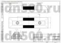 КР-0,55 Колесоотбойник резиновый (Россия) схема-чертеж