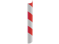 Маска для сигнального столбика Парус двустороннего красно-белого