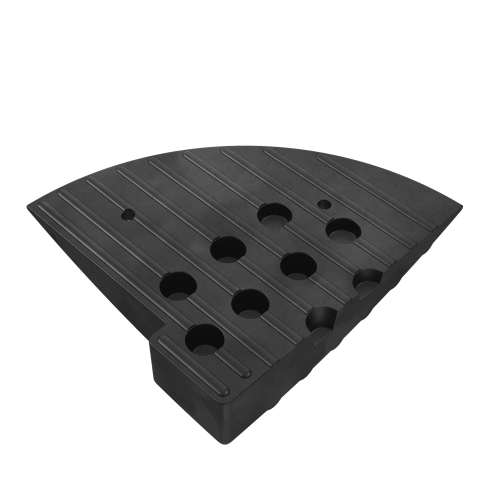 Съезд с бордюра резиновый СР-55-2 правый фото в интернет-магазине ООО ПК Технология ( завод - изготовитель) idn500.ru