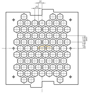  Lying police officer IDN-500-1 Middle element Cell structure + Reinforced mount