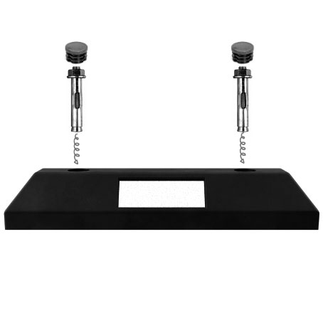 КР-0,55 Колесоотбойник резиновый без рисунка белый светоотражатель Россия 