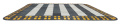 Пешеходный переход с ИДН с элементами Зебры заезд 58 мм