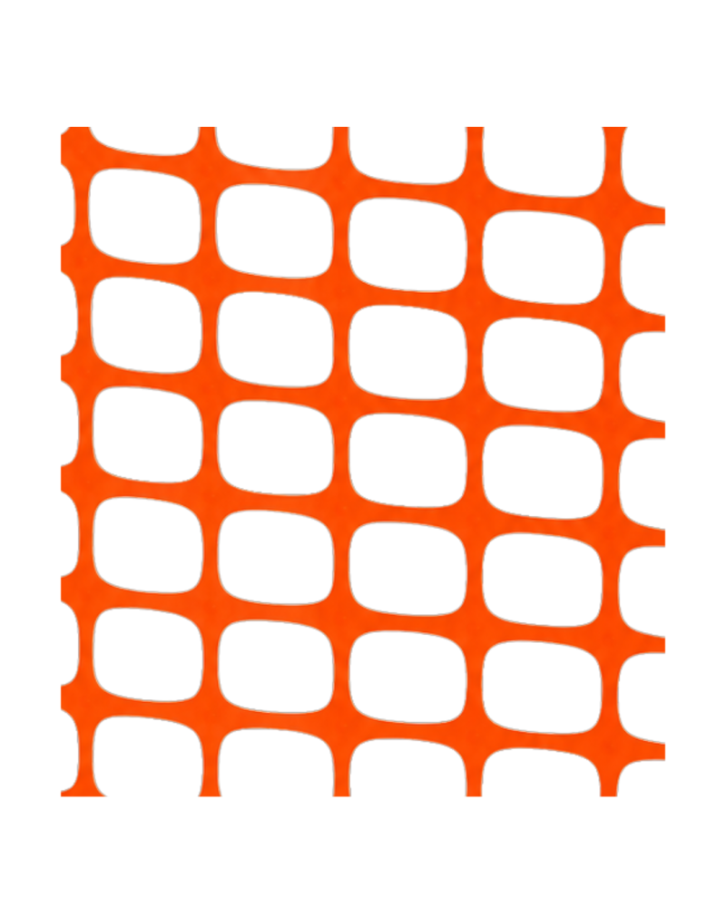 Сетка пластиковая оградительная А-150 1.25*25м, ячейка 45x45 (К) 