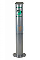 Парковочный столбик анкерный/бетонируемый "Премиум" с логотипом, плазменная резка