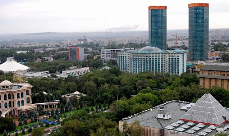 Обустройство парковочного пространства в Almaty Towers