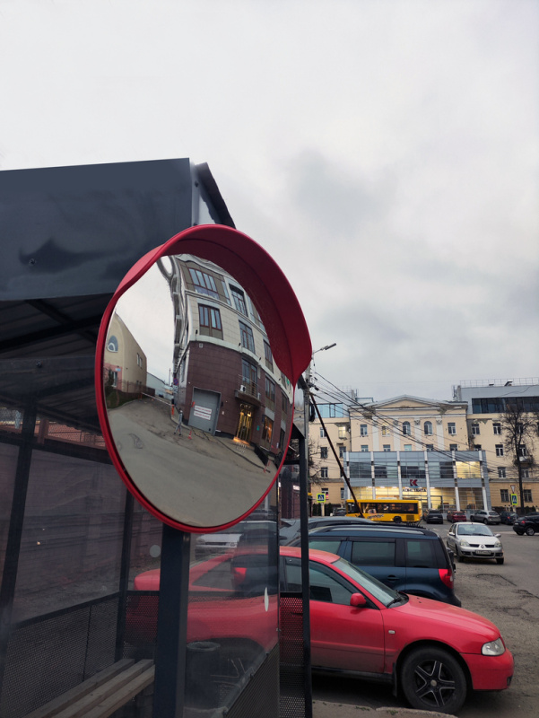 Выезд с парковки бизнес-центра - фото 1 Выезд с парковки бизнес-центра - фото 1