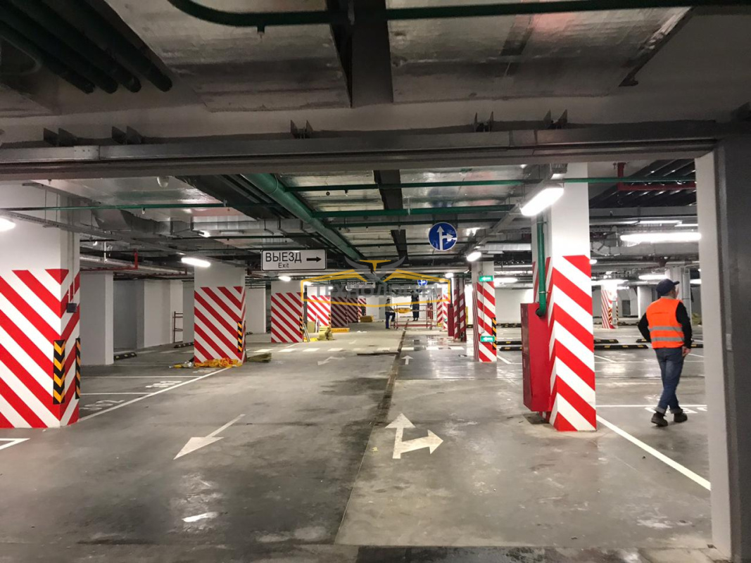 Arrangement of underground parking in the residential complex "CITY ON THE RIVER Tushino-2018" - фото 7