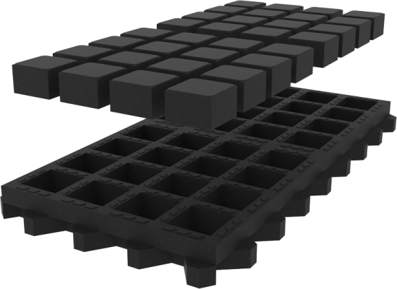 Экопаркинг Технология композит 800х400х60 мм. фото в интернет-магазине ООО ПК Технология ( завод - изготовитель) idn500.ru