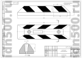 КР-0,55 Колесоотбойник резиновый схема-чертеж